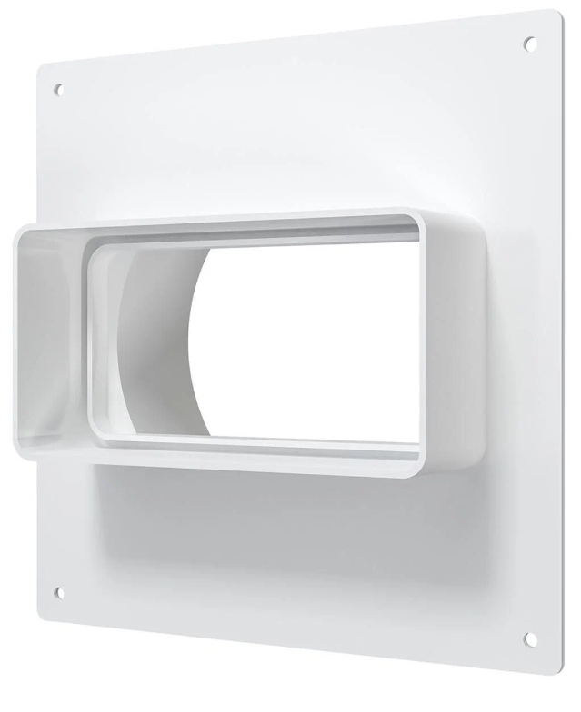 Соединитель вентиляционный для плоских воздуховодов с накладной пластиной , 55х110мм