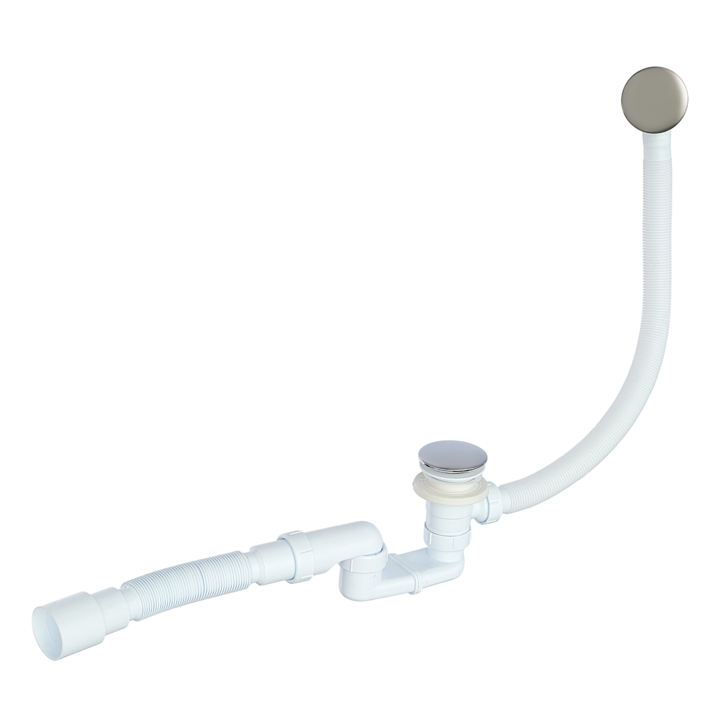 Распорка для ванны с кольцами кремовая