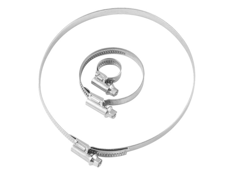 Хомут червячный 30-45 мм с ключом