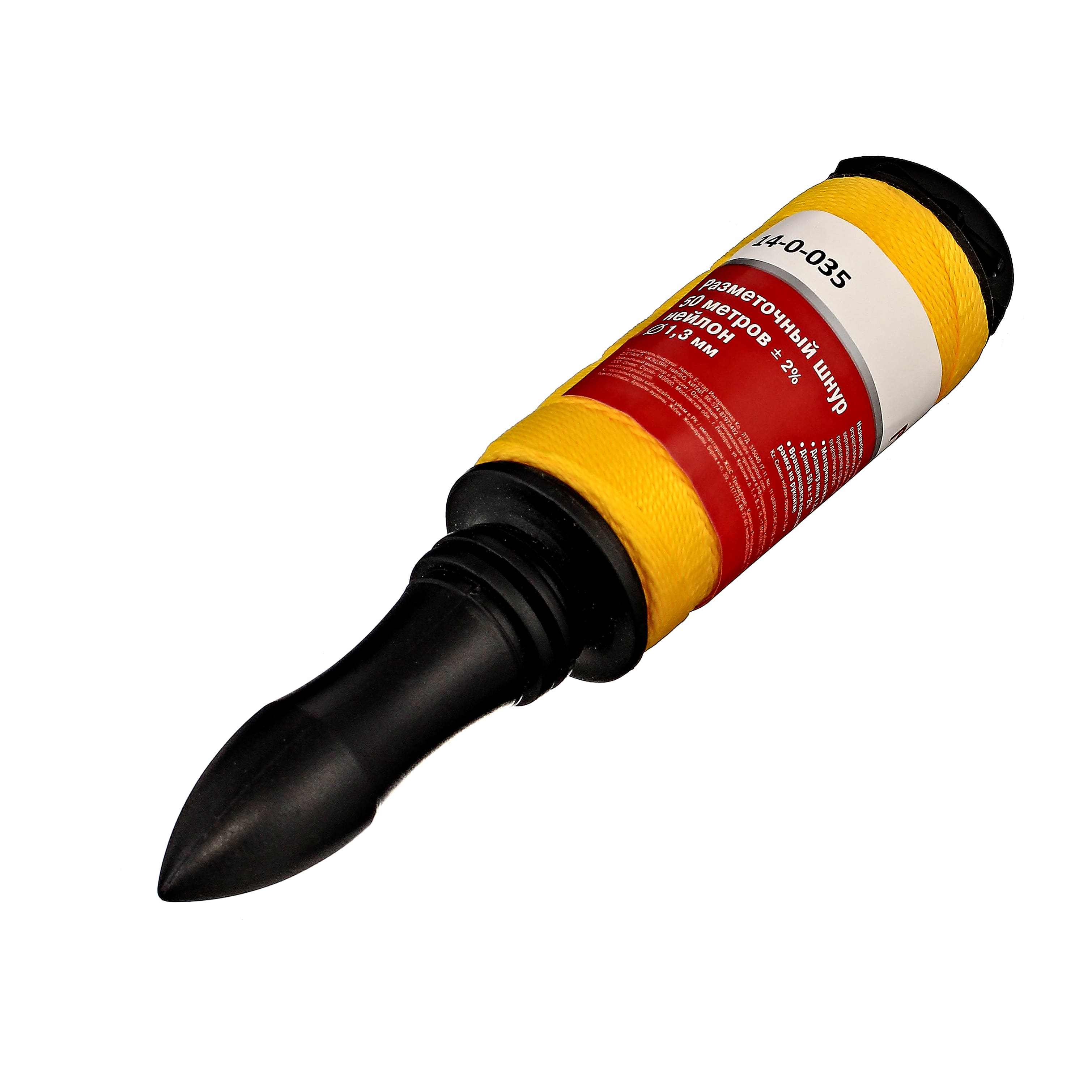 Шнур нейлоновый на катушке c ручкой D1,3мм 50м РемКолор