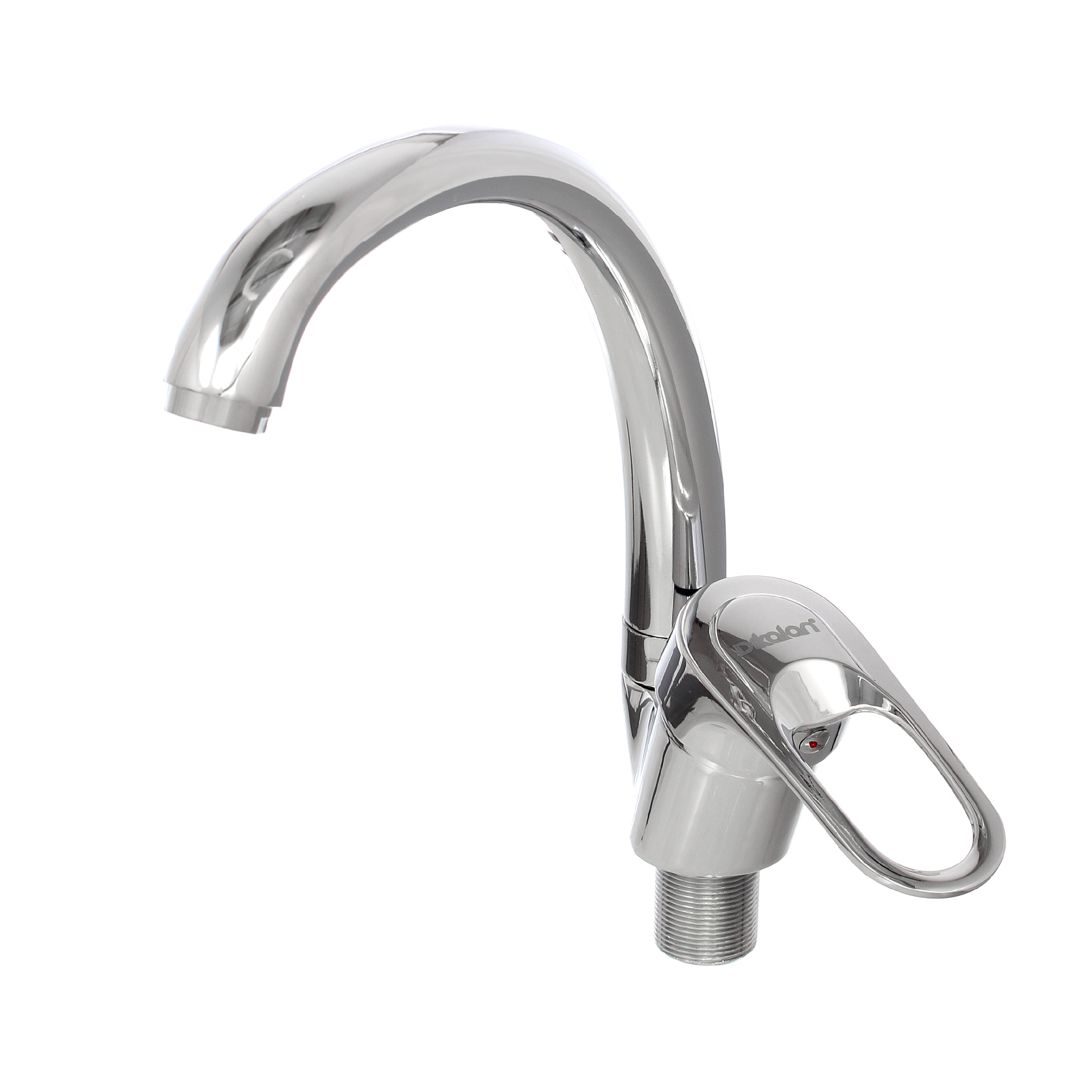 Смеситель стандарт однорычажный д/кухни ,гайка,керамический картридж 40мм,