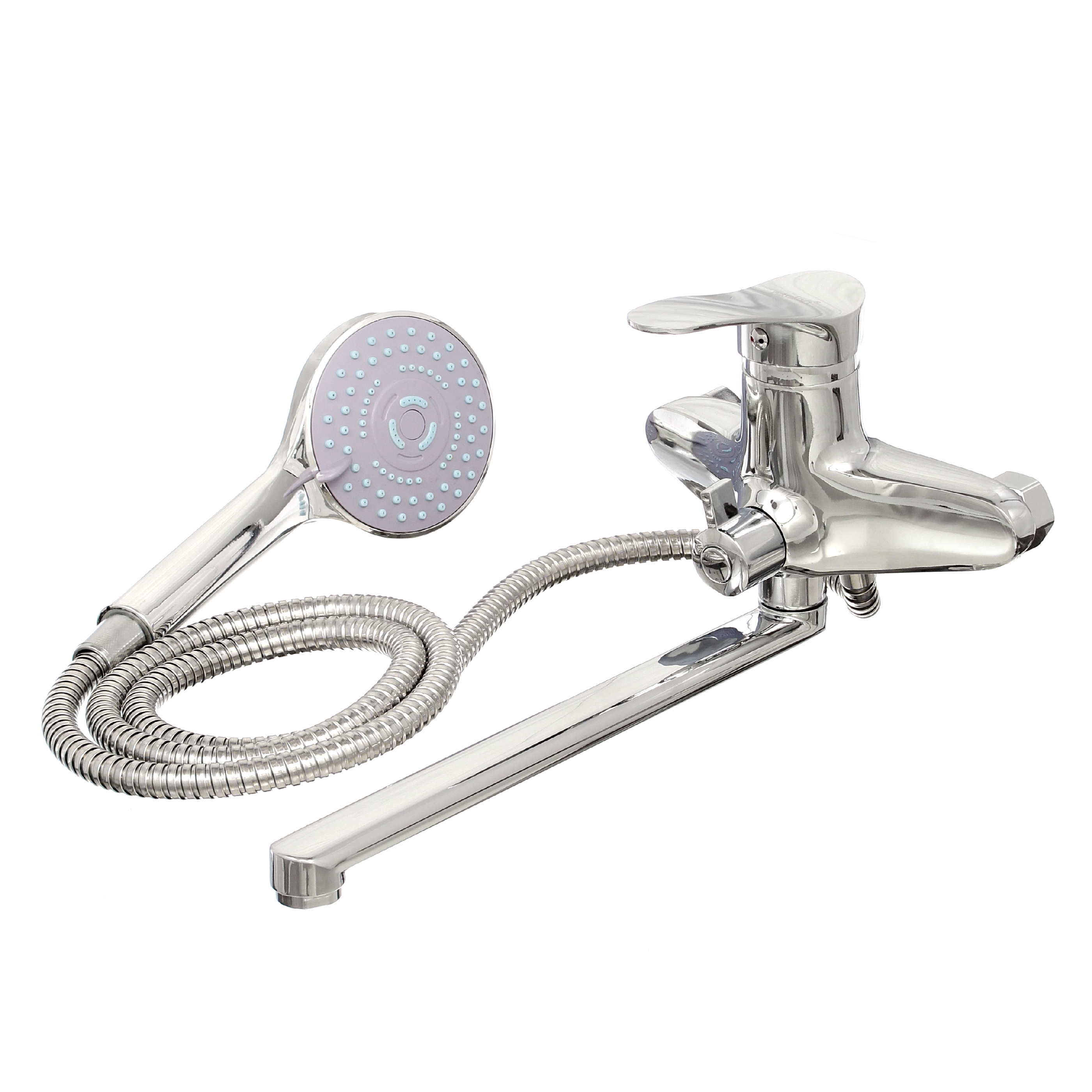 Смеситель стандарт однор.д/ванны перек.кранбукса,настен,керам.карт.40мм