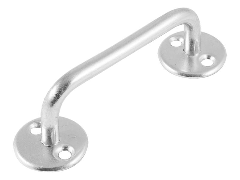 Скоба-ручка дверная штампованная, оцинкованная 80мм