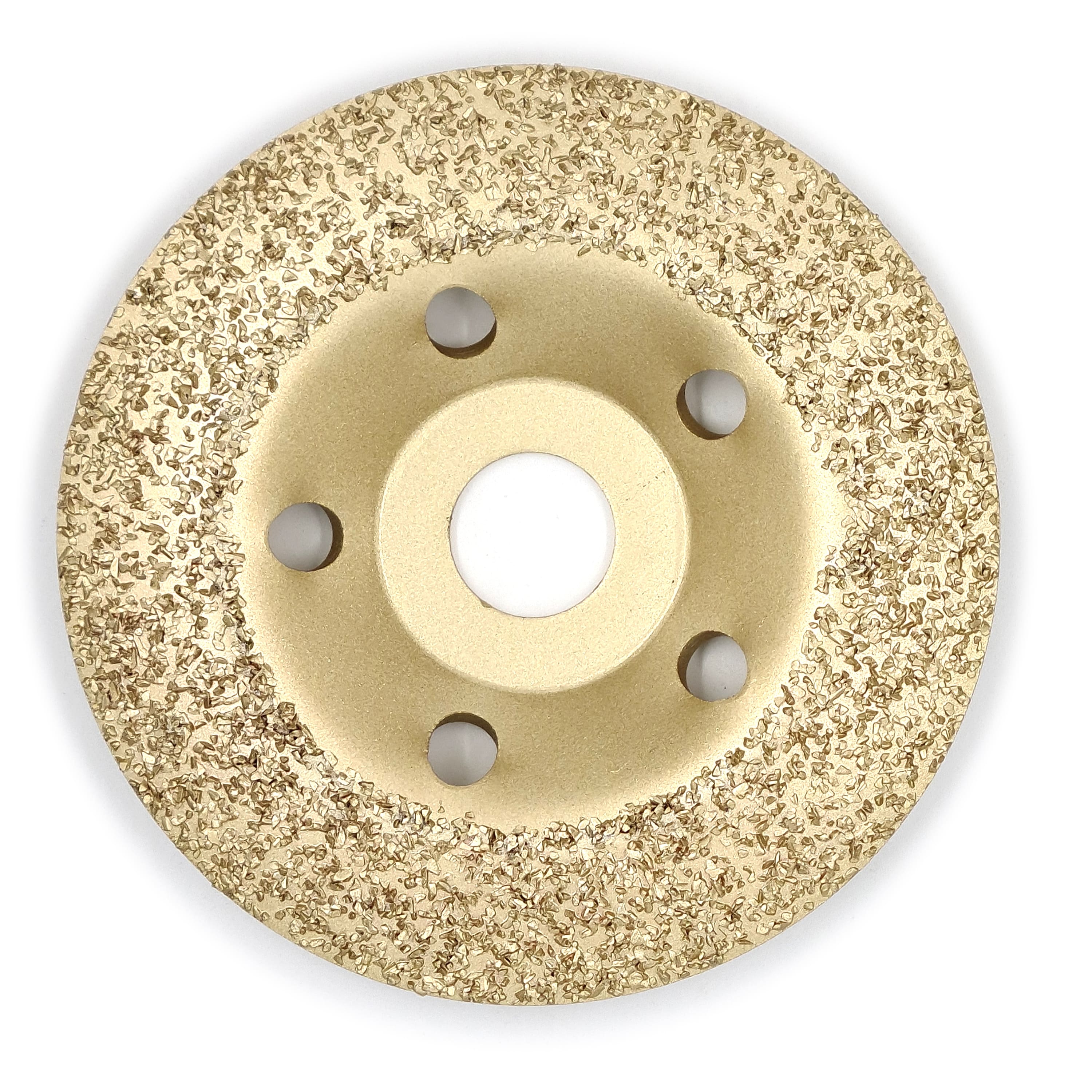 Круг шлиф,чашечный по дереву карбидвольфрама,выгнутый 24 зерно 125*22,2мм