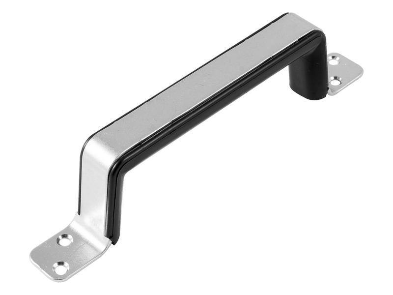 Ручка дверная  пластиковая вставка оцинкованная 100мм