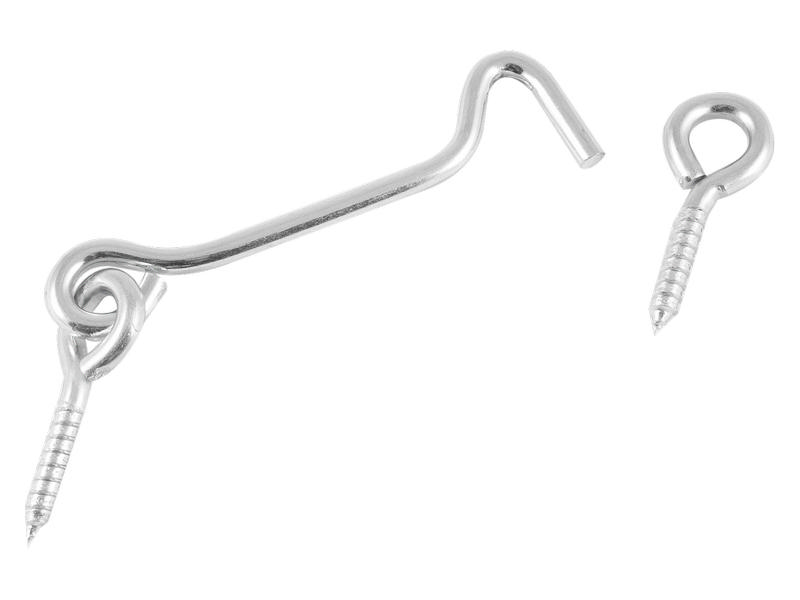 Крючок прутковый ввертный дверный  100мм