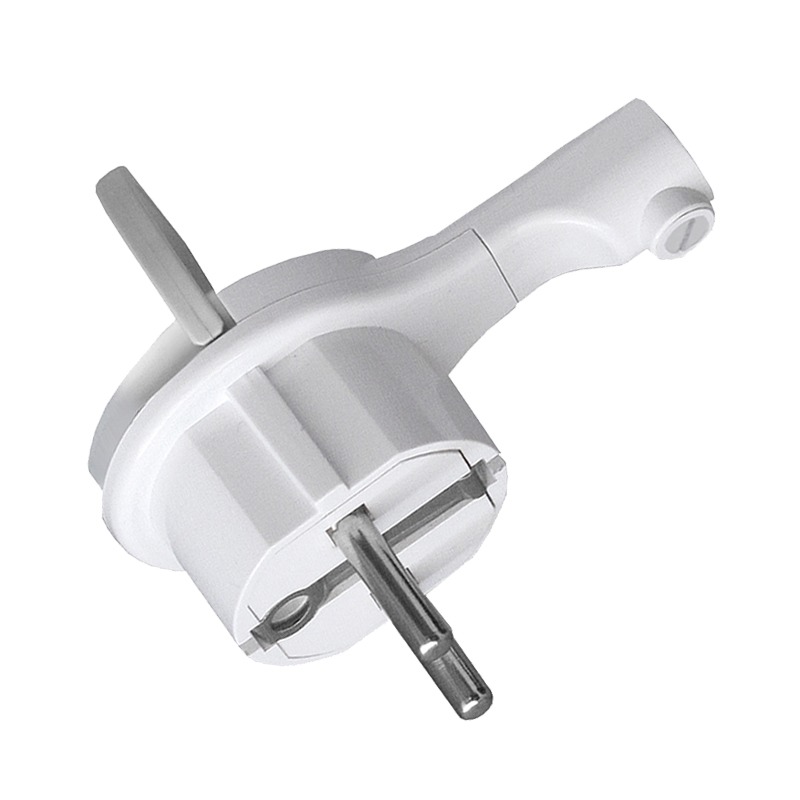 Вилка сетевая универсал невидимка  16А прямая