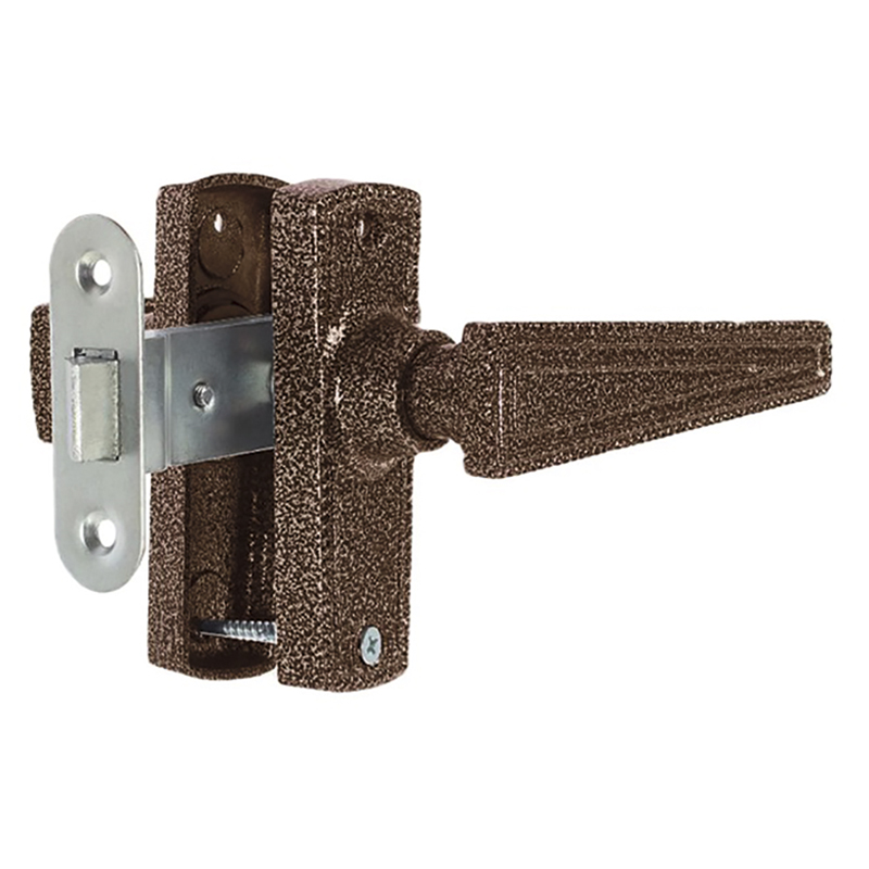 Защелка врезная ЗЩ2.01 (медь) с ручками, для межкомнатных дверей, 164*100мм бэксет 54мм ормис