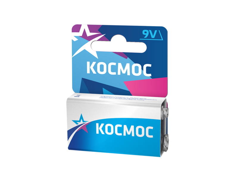 Батарейка крона,солевая,блистер,9V