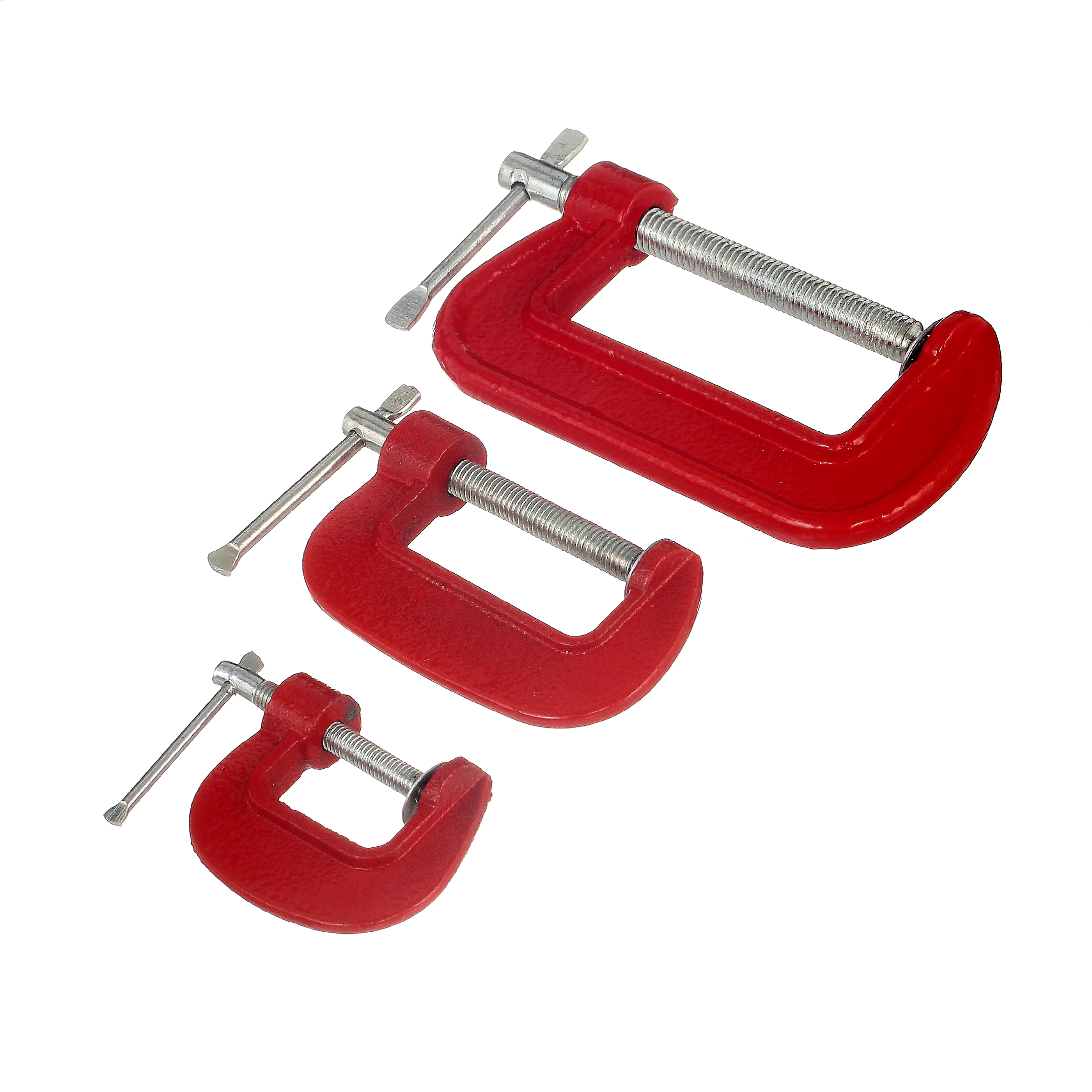 Набор струбцин G-образных 25,50,75мм 3 предмета