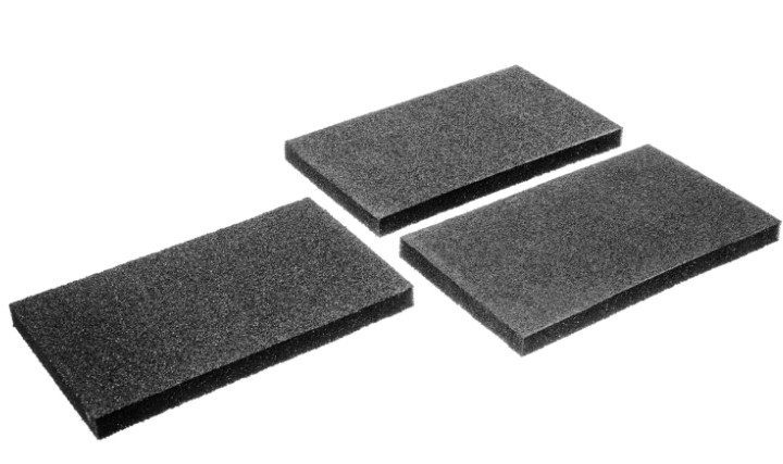 Набор губок для шлифования оксид алюминия р60/80,р60/100,р80/120(3шт)