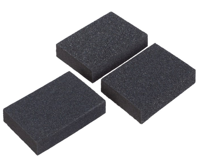 Набор губок для шлифования карбид кремния р60/80,р60/100,р80/120(3шт)