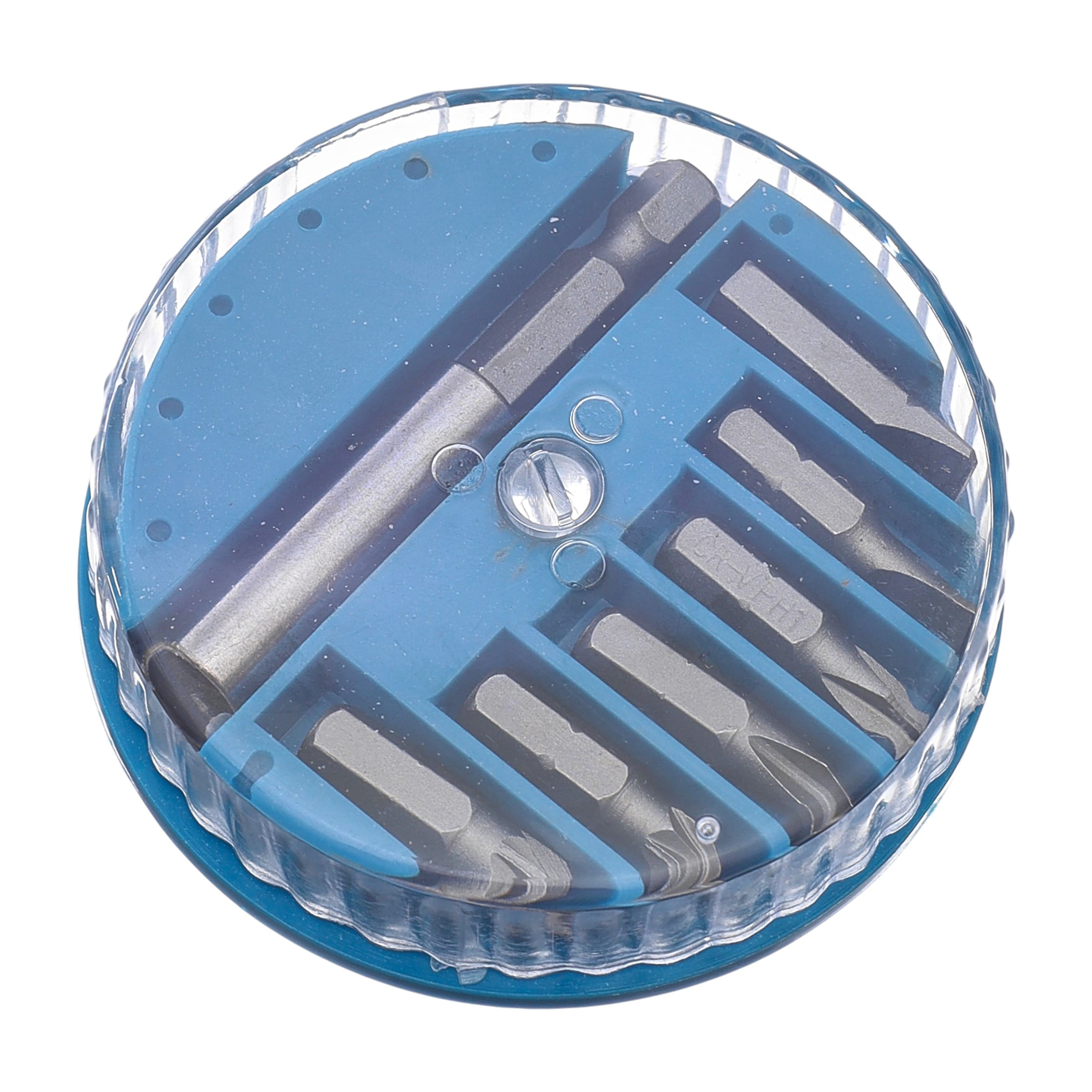 Набор бит с адаптером,CrV,пласт. бокс,100 предметов