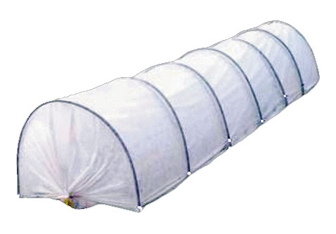 Парник в сборе.5пластиковых дуг,4м.