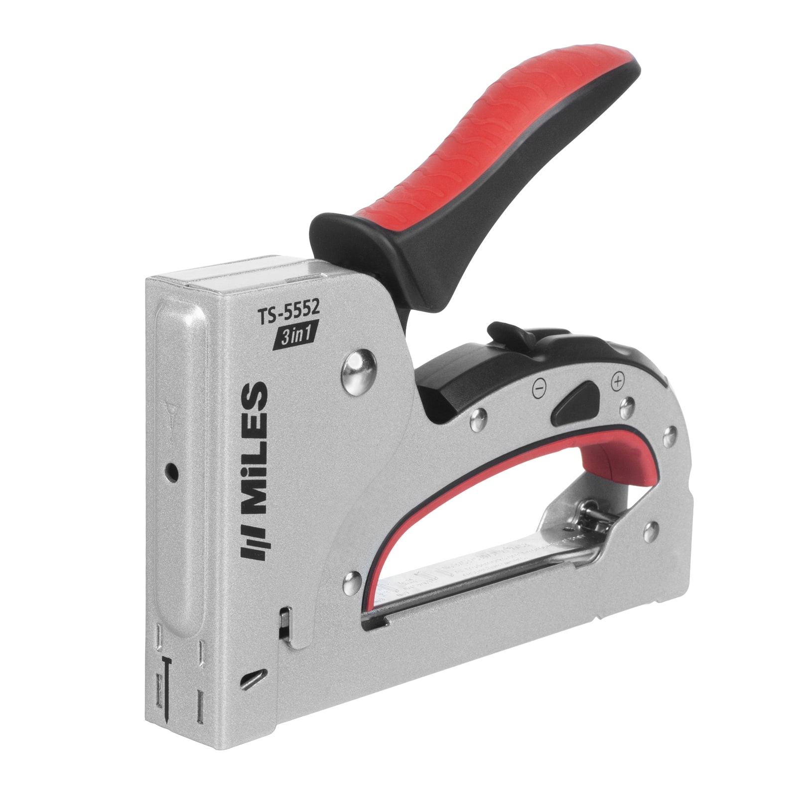 Степлер скобозабивной металлический корпус,витая пружина,тип скобы 53,4-14мм