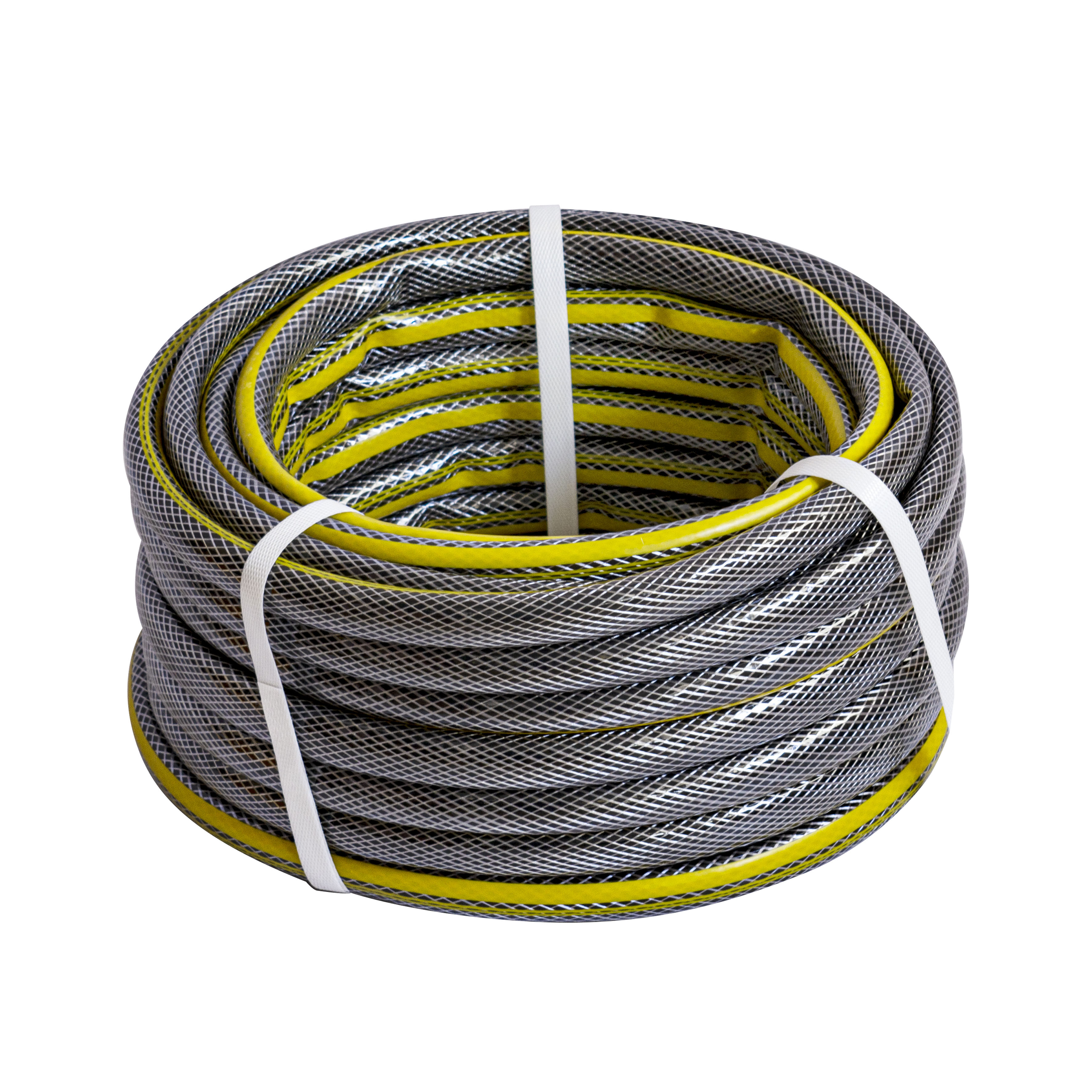 Шланг поливочный "КОБРА" ПВХ армированный серый 2,5мм 3/4 (25м)