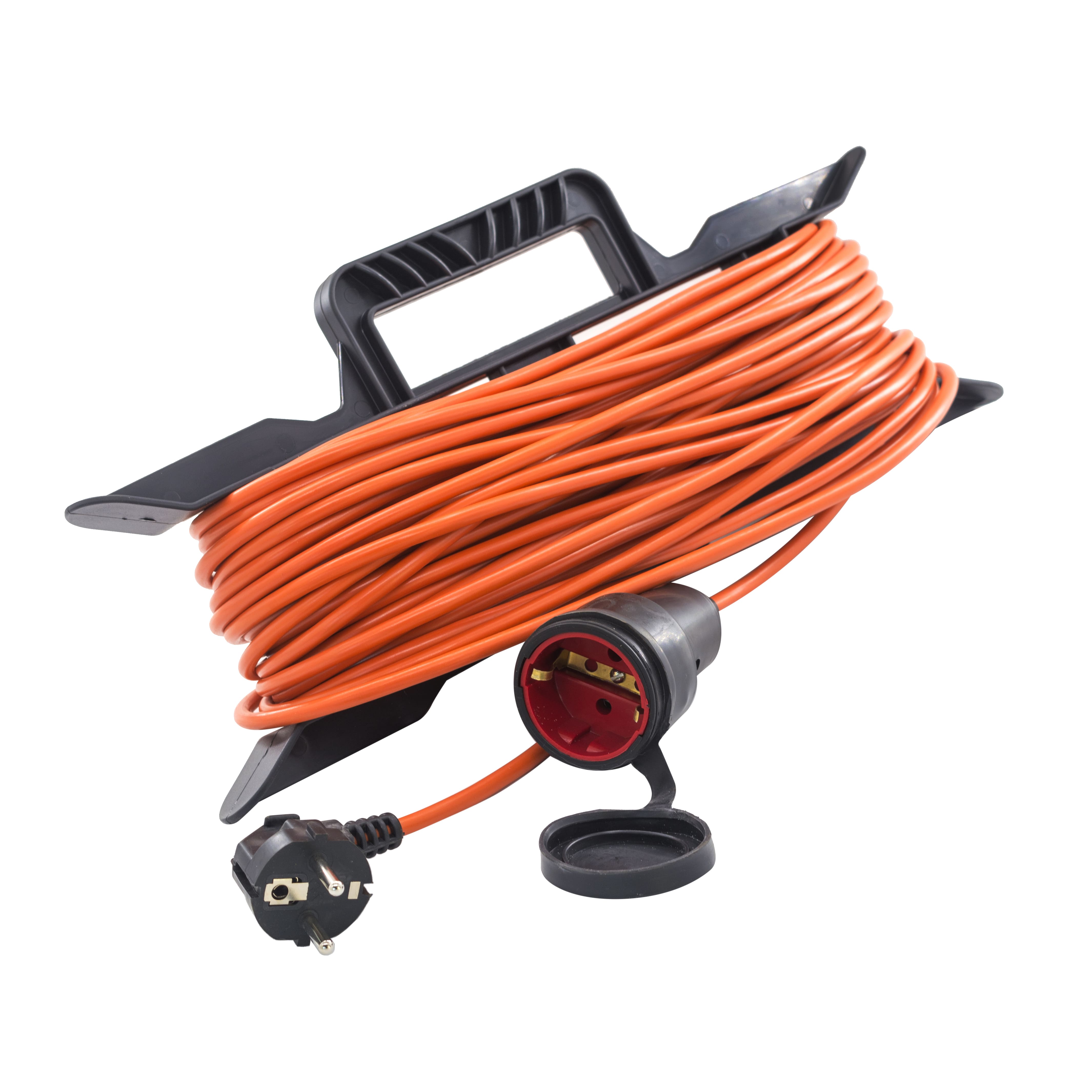 Удлинитель силовой с/з на каркасе 1гн. пвс 3х0,75. 30м