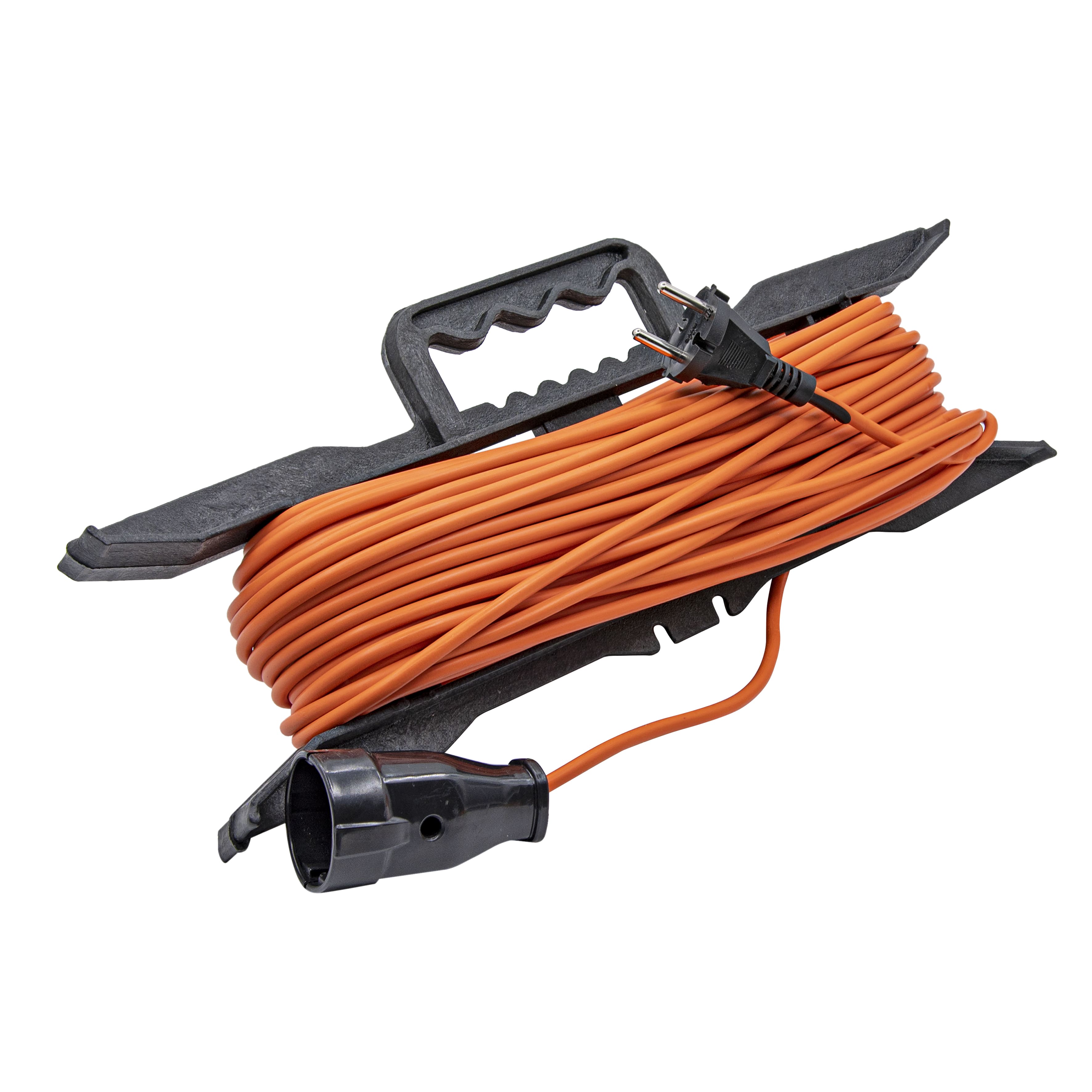 Удлинитель-шнур силовой б/з 1гн. пвс 2х0,1 30м