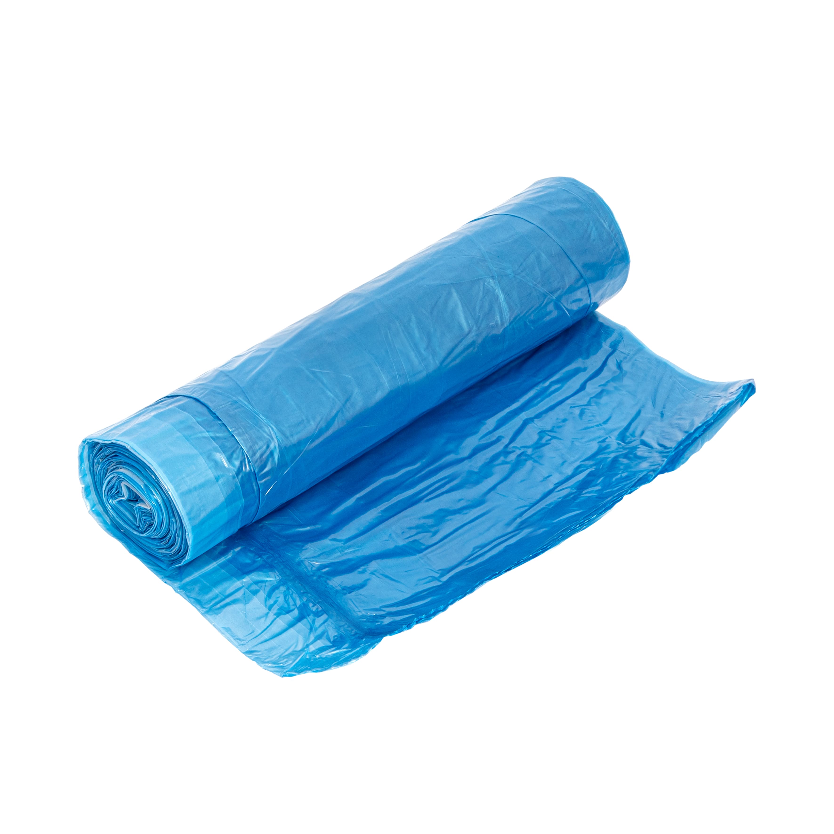 Мешки для мусора с завязками, 35л,15 шт,синие