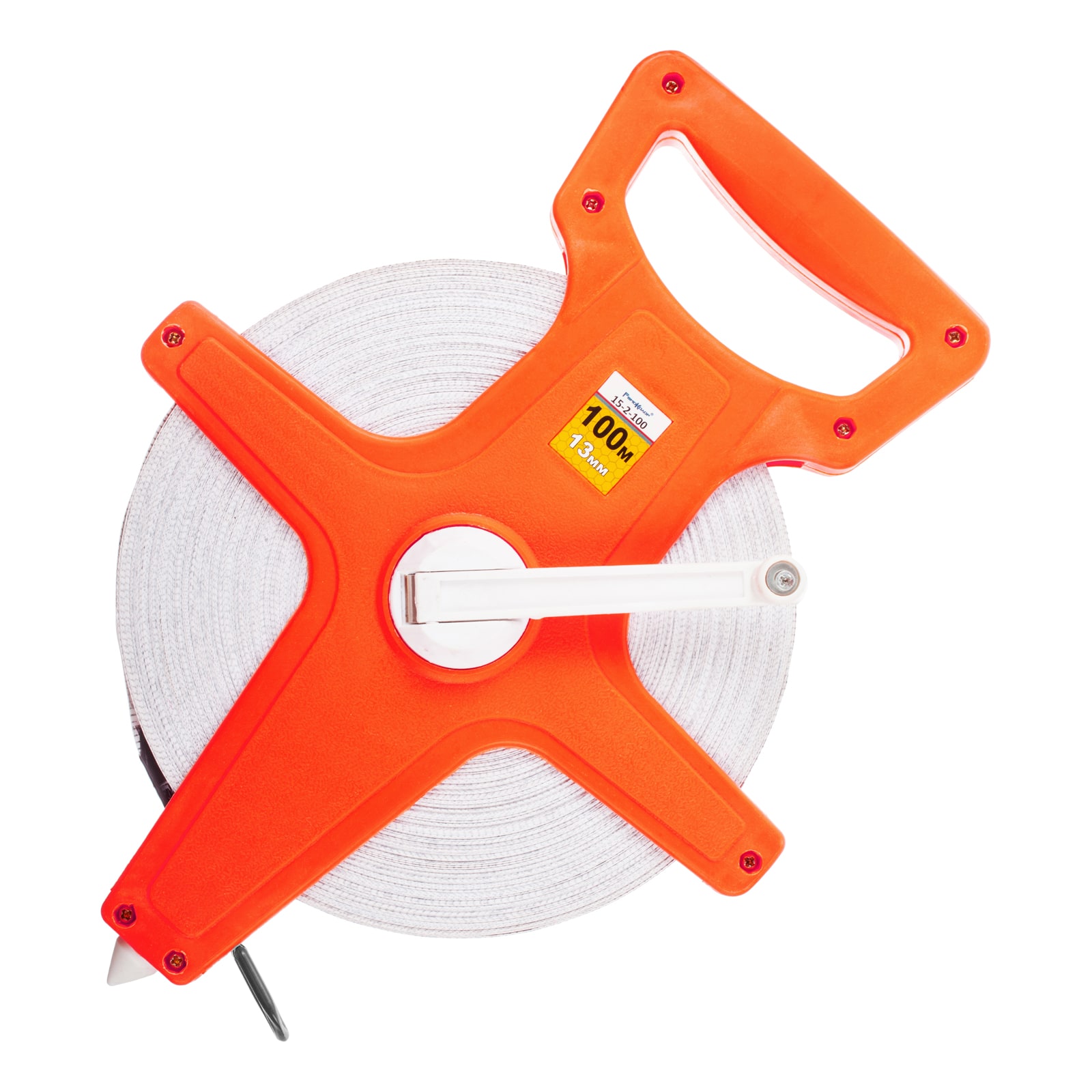 Мерная лента фибергласовая геодезическая,открытый пластик. корпус,лента из ПВХ,30м*13мм