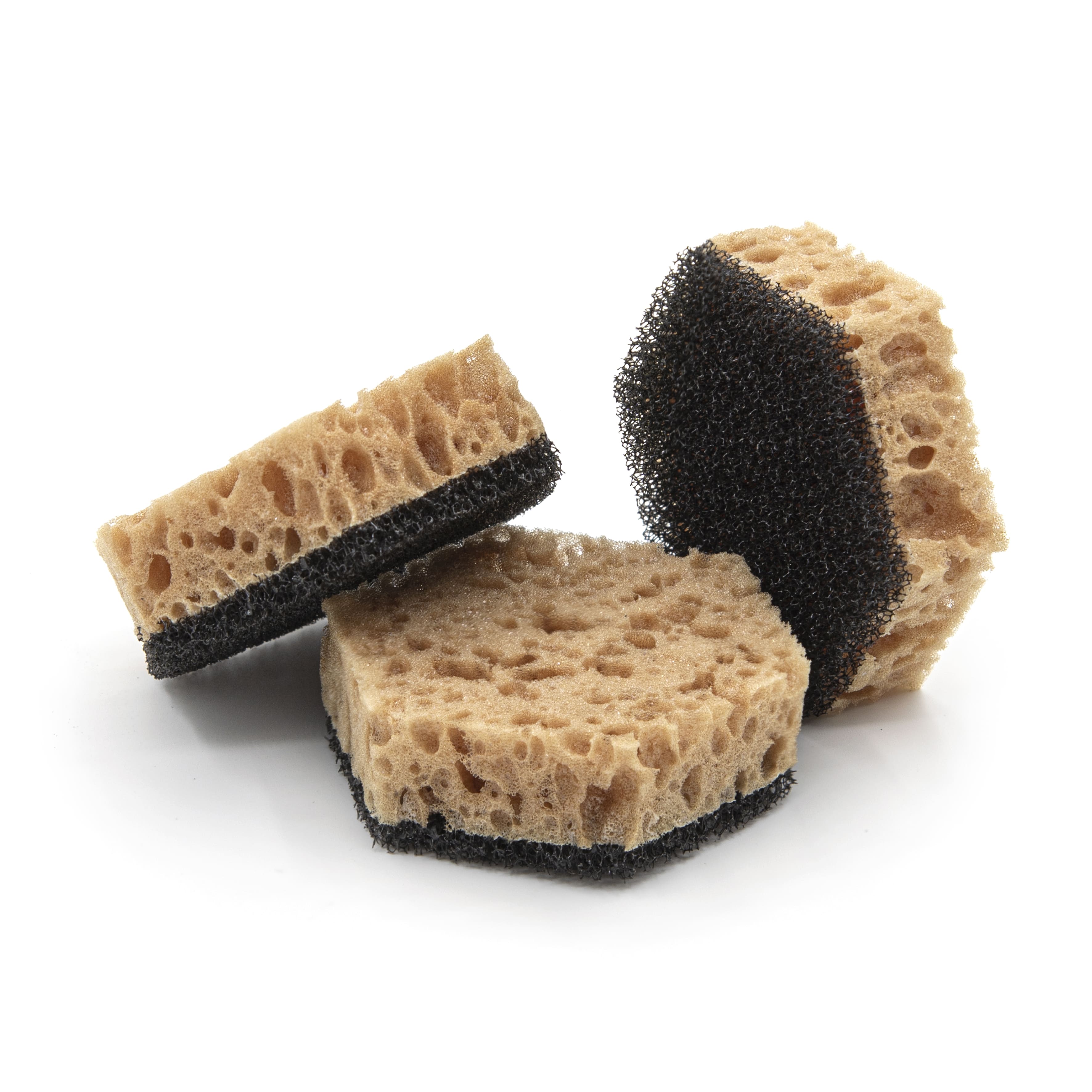 Губка для посуды ,Шестигранник,90*80*30мм,3шт