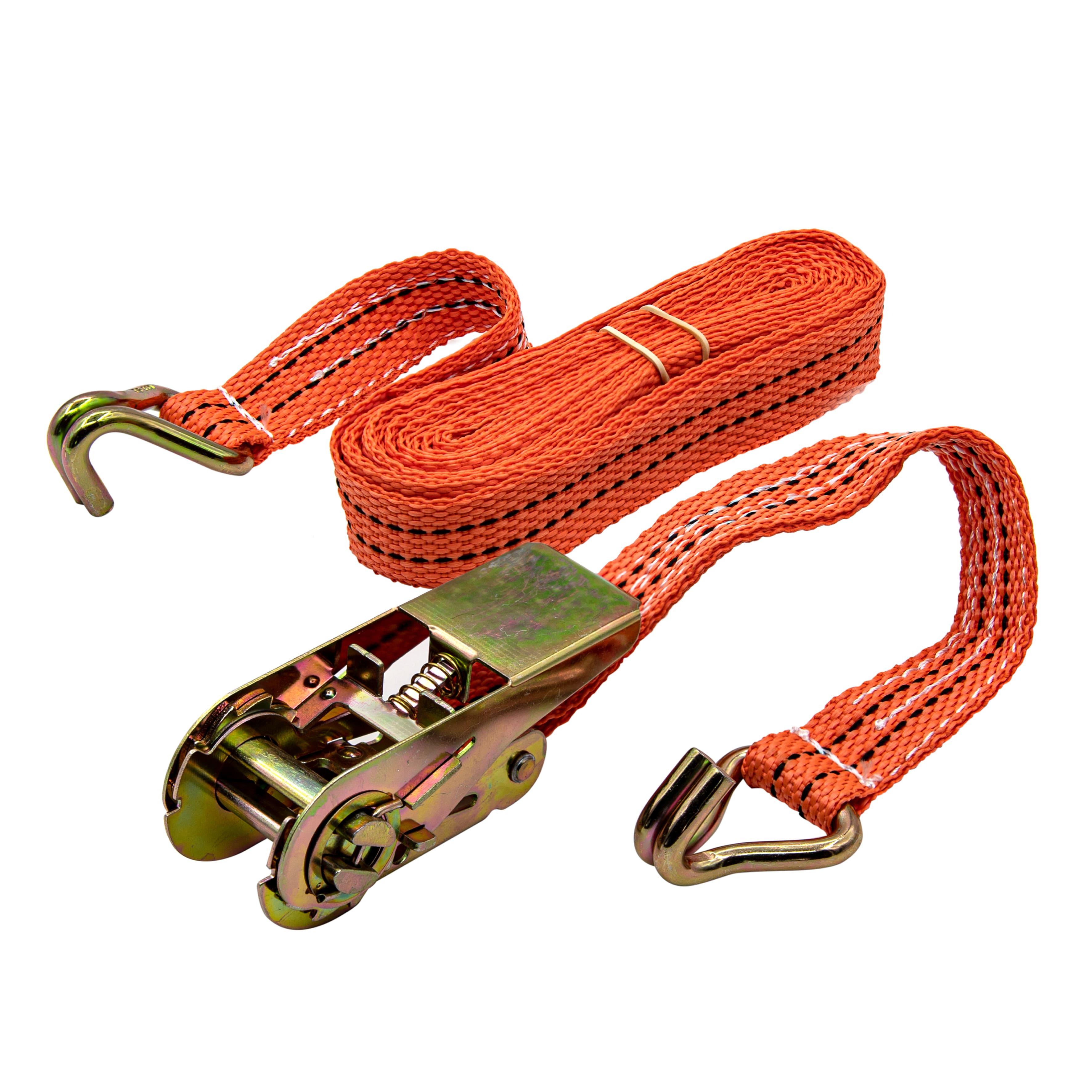 Ремень крепления груза с крюками,храповый механизм мм,0,025*4,5