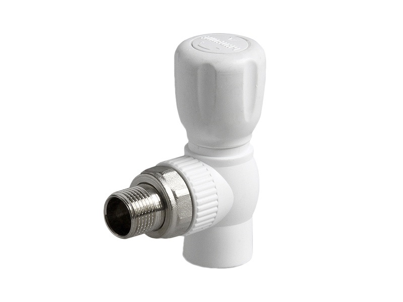 Кран шар.для радиатора угловой 25мм х 3/4"