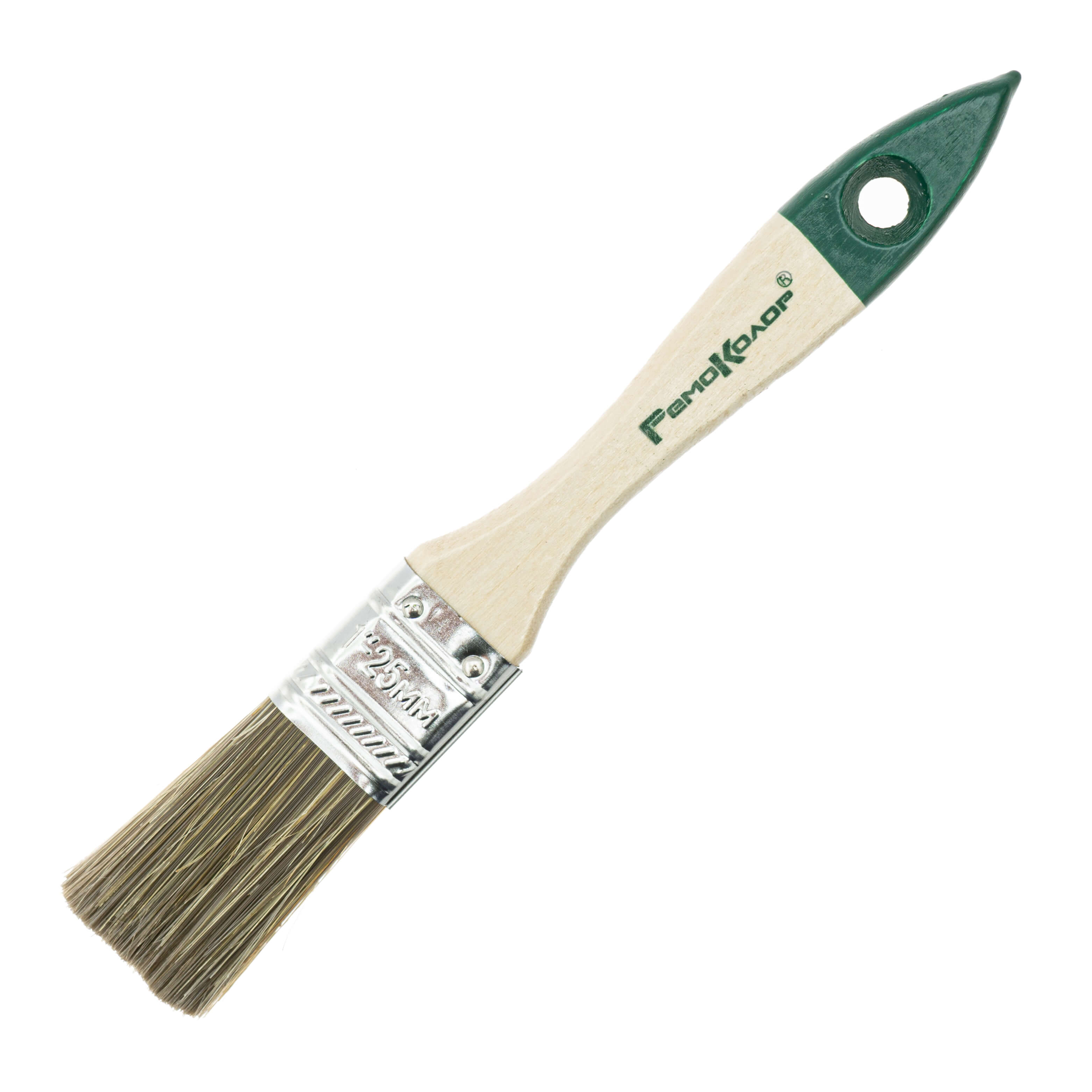 Кисть плоская Стандарт Лазурь смеш.щетина 25мм "1"