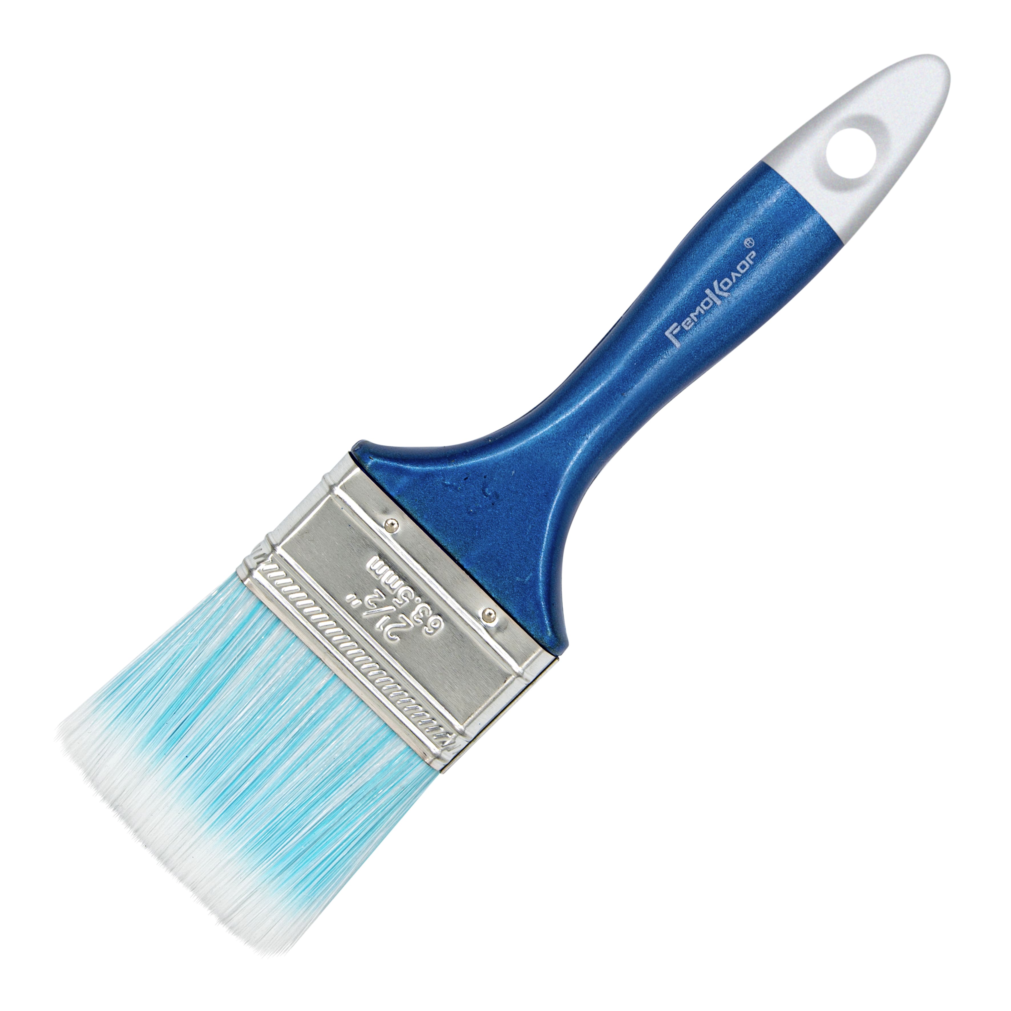 Кисть малярная плоская "Аква-лак" 2,5"/63мм.