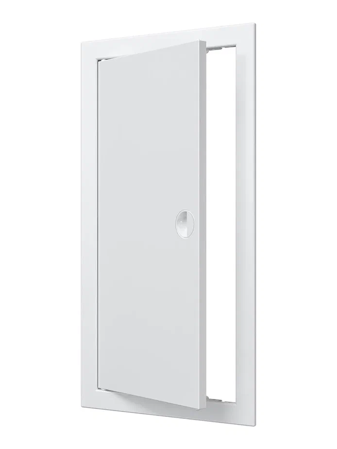 Люк-дверца ревизионный (Л2040Р) пластик, нажимной, 218*418мм с фланцем 196*396мм