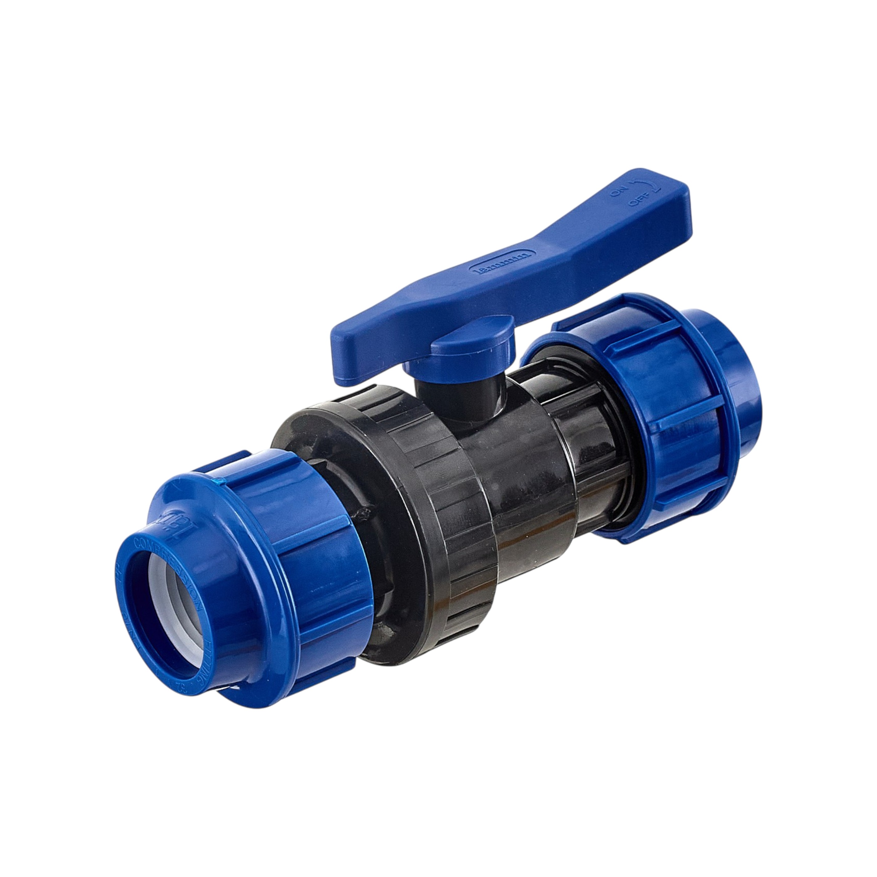 Кран 20мм компрессионный для ПЭ труб