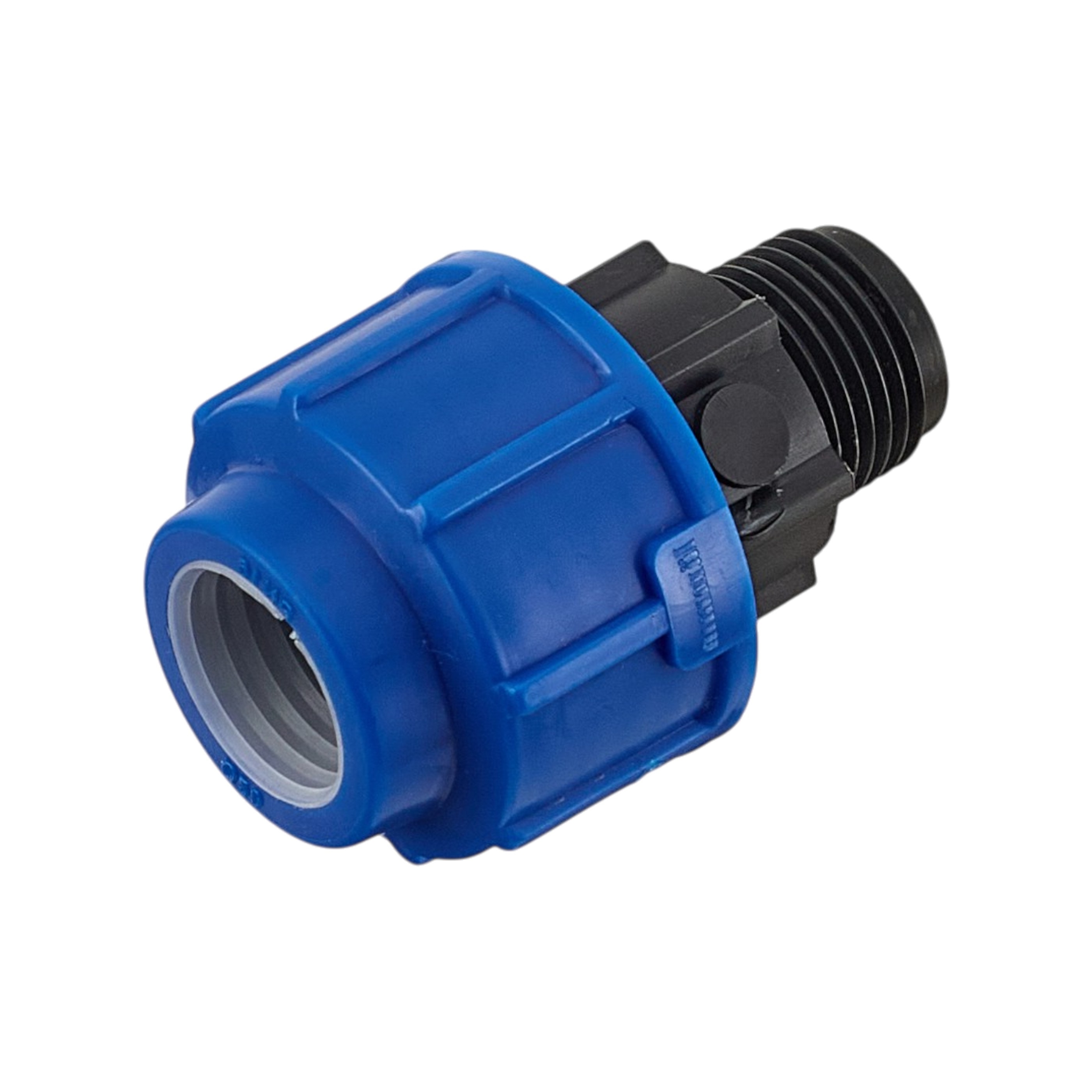 Муфта 20мм*1/2" НР компрессионная для ПЭ труб