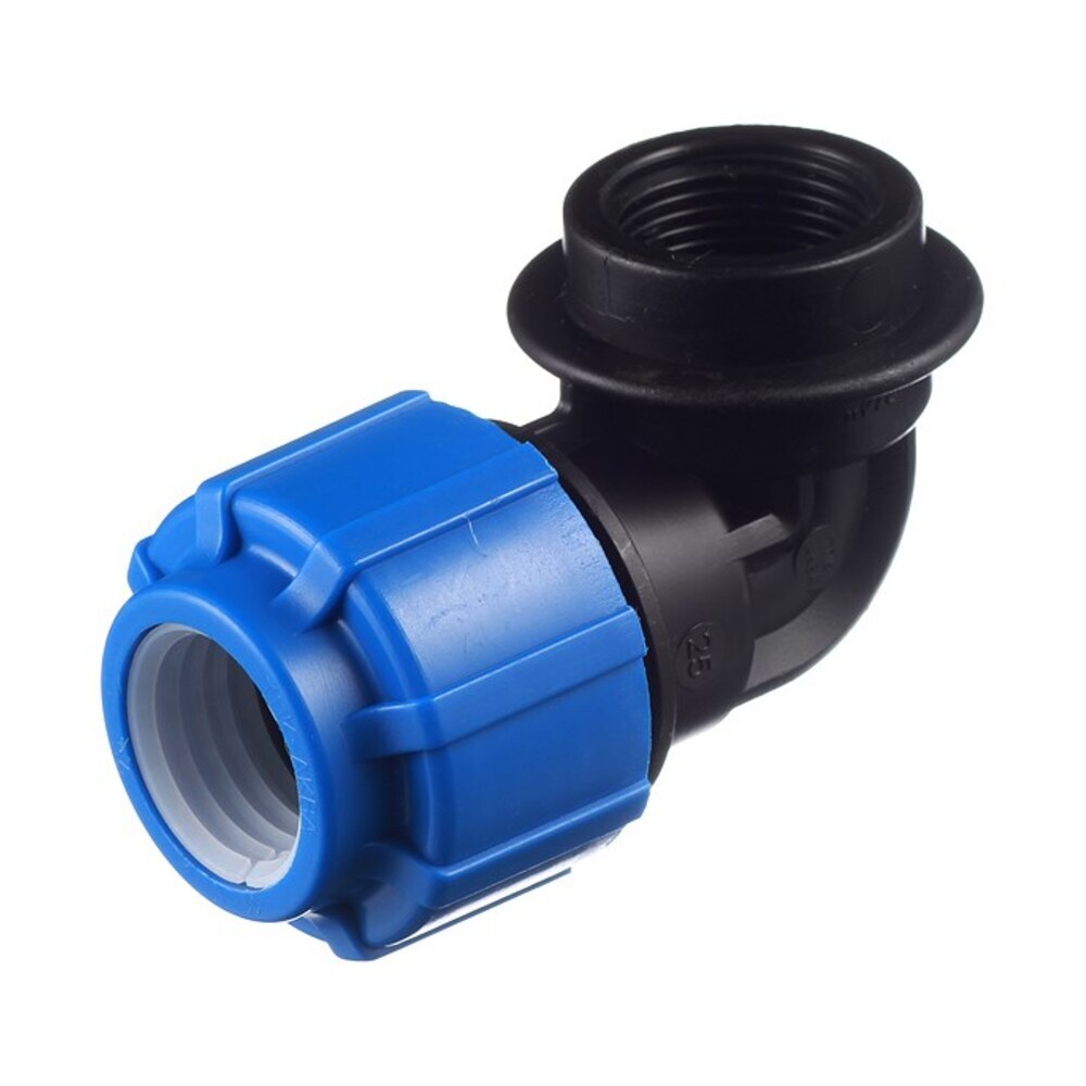 Угольник (отвод) 25мм*1/2" НР компрессионный для ПЭ труб