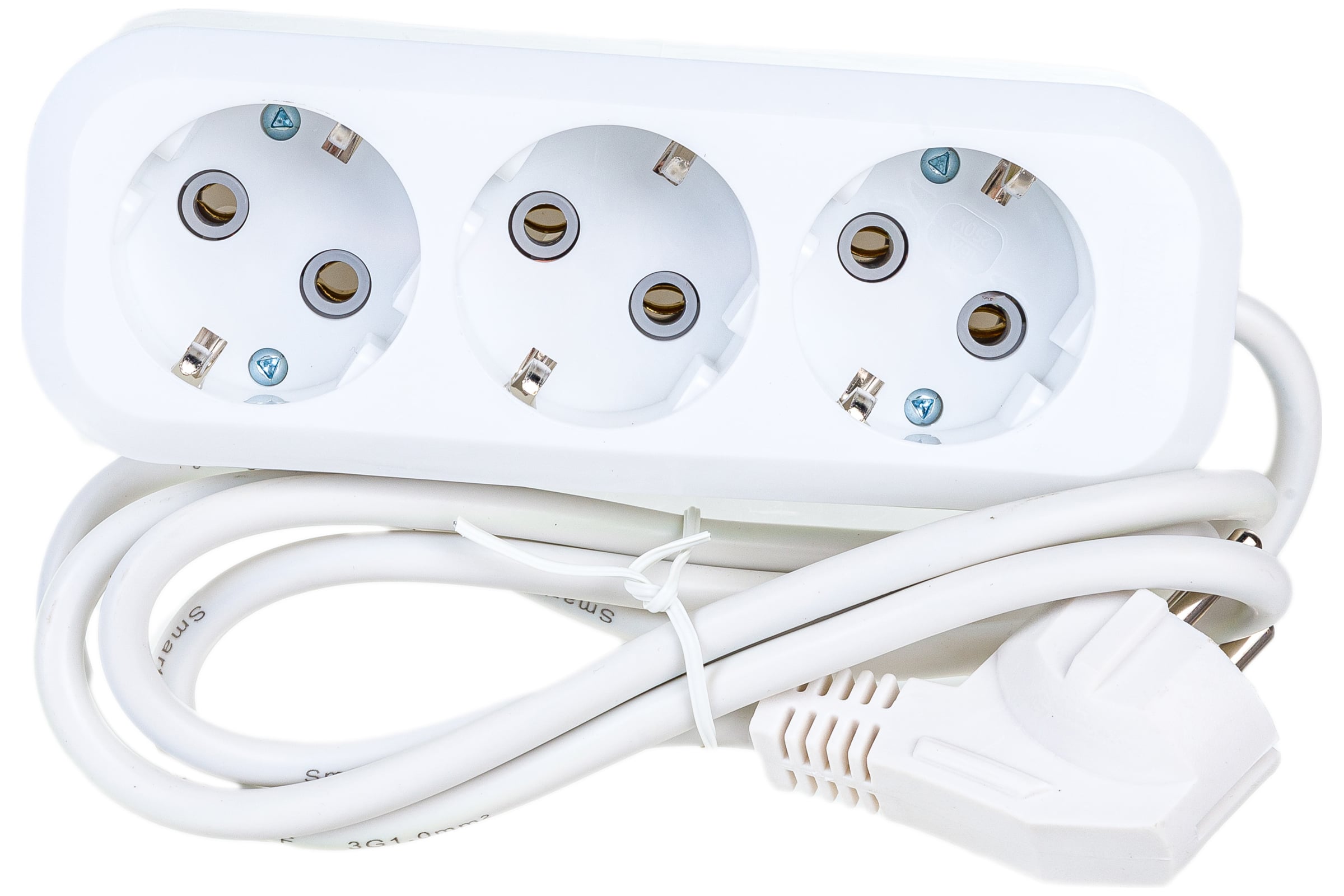Удлинитель ПВС 3х1 4роз 5м 16А SmartBuy