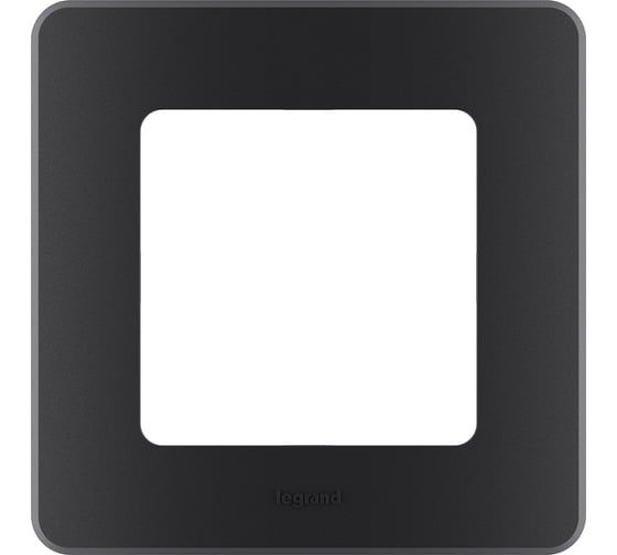 Рамка 1-местная IP20 Legrand Inspiria антрацит