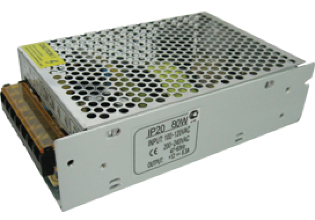 Драйвер блок питания для светодиодной ленты Ecola 220-12V 80W IP20 159х98х42мм LED