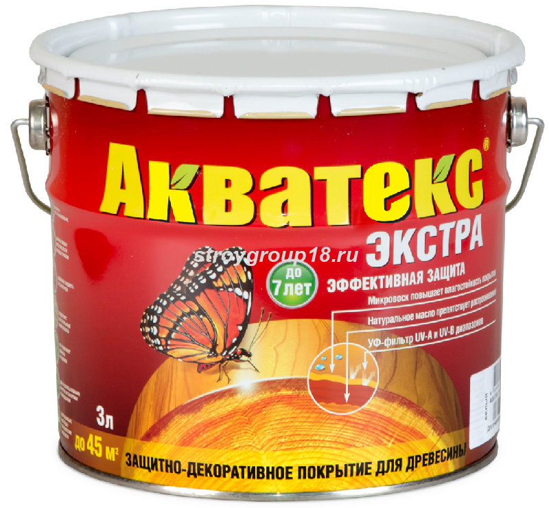 Акватекс бесцветный 3л средство для защиты