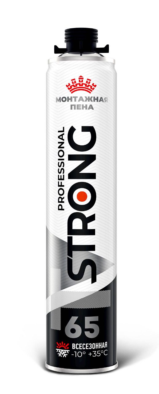 Пена монтажная всесезонная STRONG PROFESSIONAL 65
