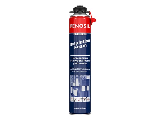 Пена напыляемая полиуретановая PENOSIL Premium 890мл