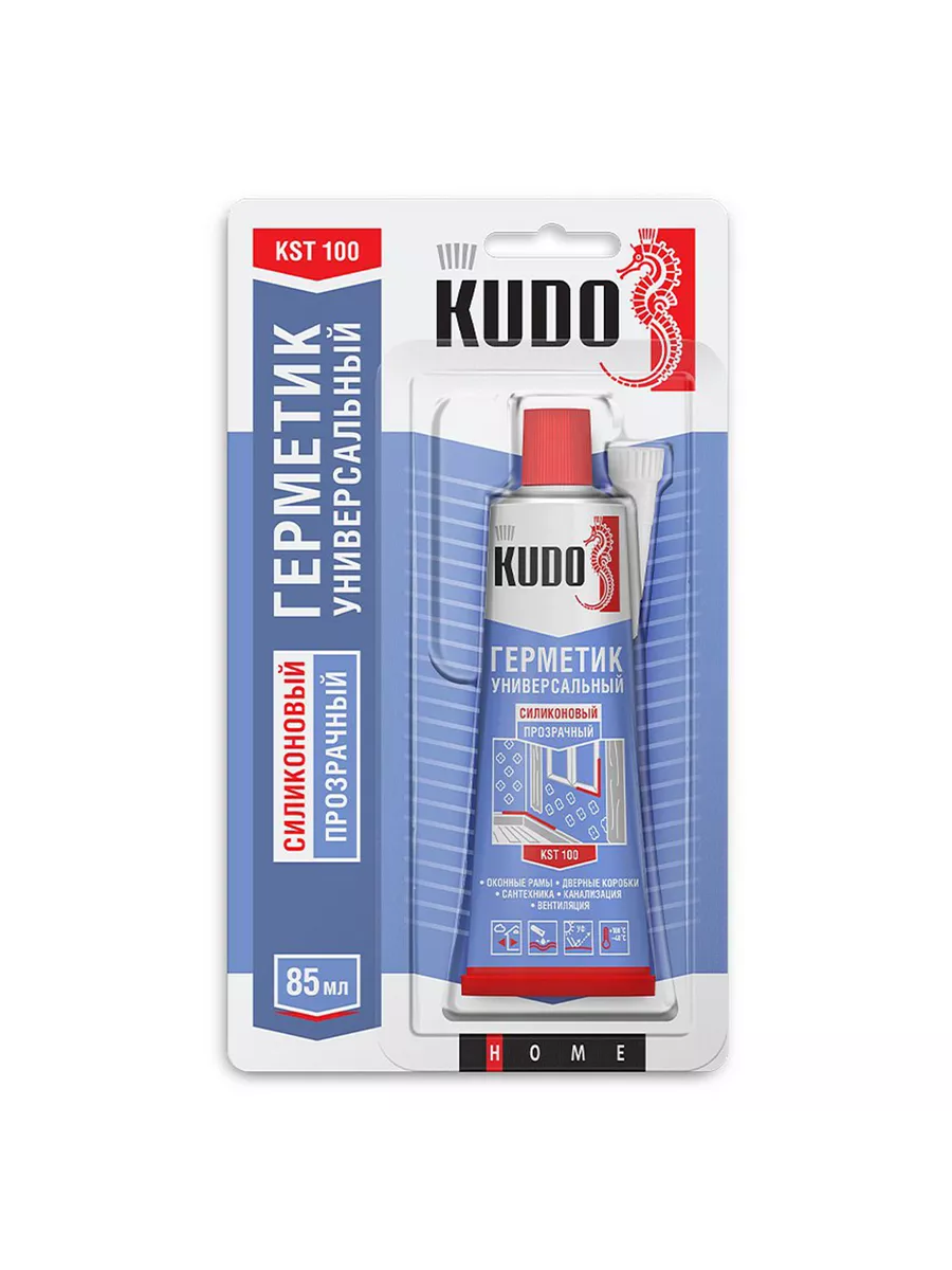 Герметик силиконовый универсальный KUDO KST-100 прозрачный