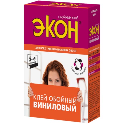 Клей обойный виниловый Экон 200г