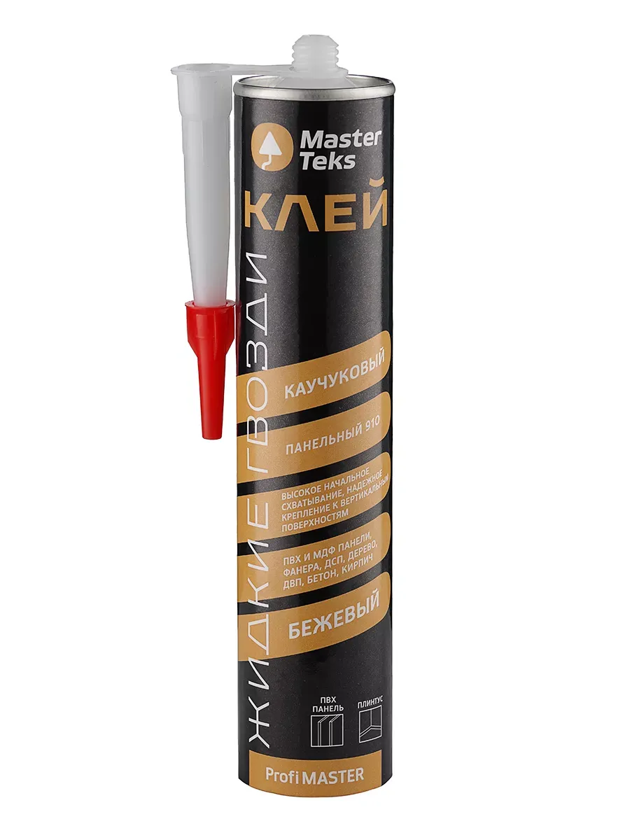 Клей жидкие гвозди панельный Master Teks 400гр бежевый