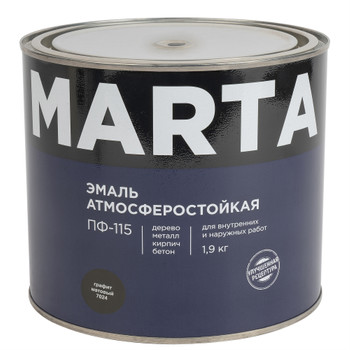Эмаль ПФ-115 графит 1,9кг