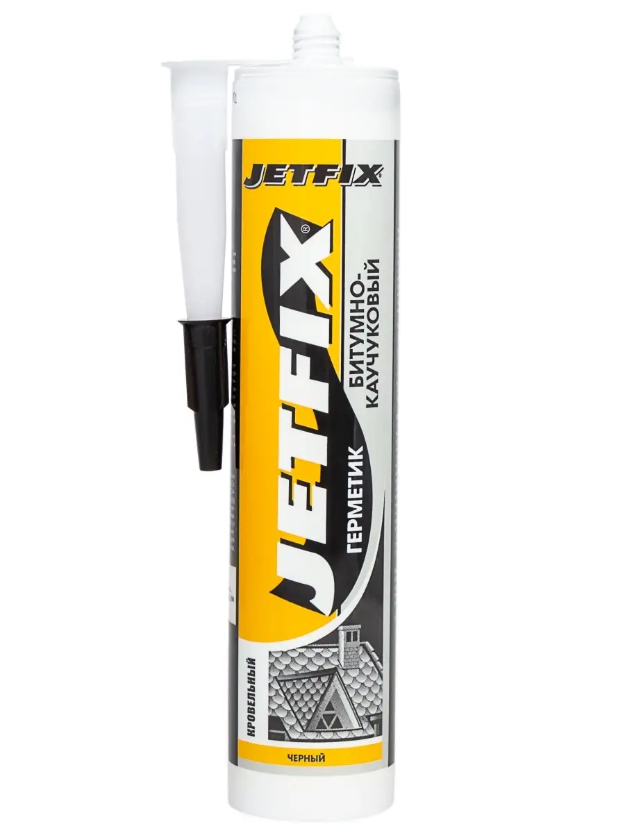 Герметик кровельный битумно-каучуковый JETFIX 280мл