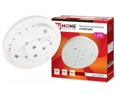 Светильник светодиодный декоративный ASD/InHome СОЗВЕЗДИЕ DECO 24Вт 1560лм 6500К d300 IP40 5131