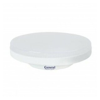 Лампа потолочная GX53 7Вт 4500K 75х22мм рифлёная пластик General 642500