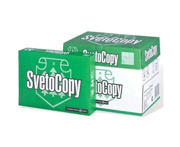 Бумага офисная SVETO COPY A4 80г/м² 146CIE Светогорск 110086