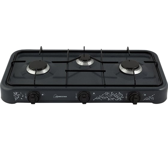 Плита газовая HomeStar HS-1203 3-конфорочная 3,2кВт 3700