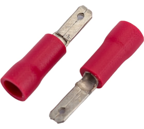 Разъём РПИ-П 1,5-(2,8) плоский красный REXANT