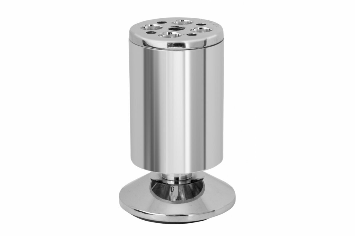 Опора мебельная Trodos D50 H100 хром матовый